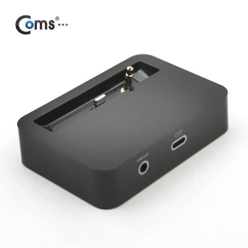 Coms iOS 스마트폰5 도킹스테이션+스테레오 출력
