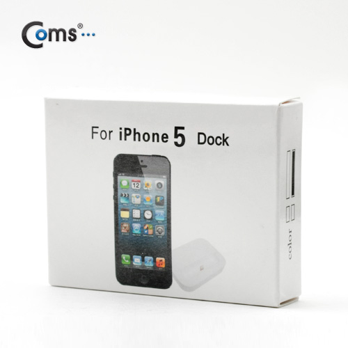 Coms iOS 스마트폰5 도킹스테이션 White
