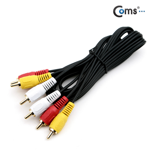Coms RCA 3선 케이블 1.5M (영상/음성)