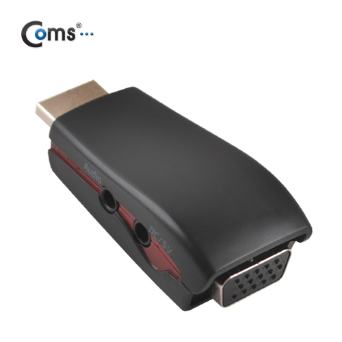 Coms HDMI 컨버터(VGA변환/오디오지원), Mini HDMI M/HDMI F