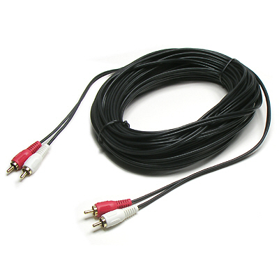 Coms RCA 2선 케이블15M (음성)