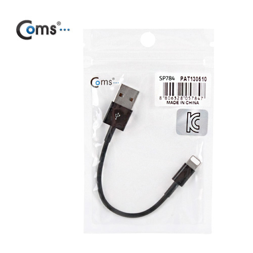 Coms IOS 8Pin (8핀) 스마트폰5 케이블, 10cm