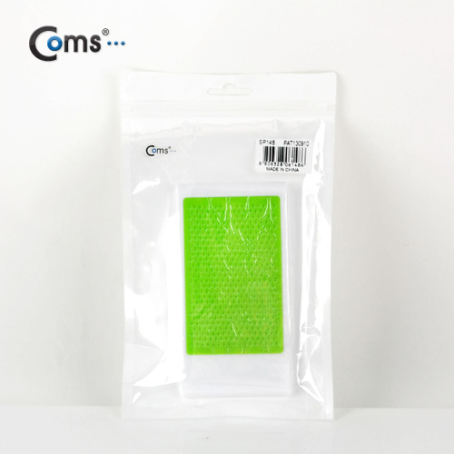 Coms 스마트폰 거치대, 탁상용/접이식, Green