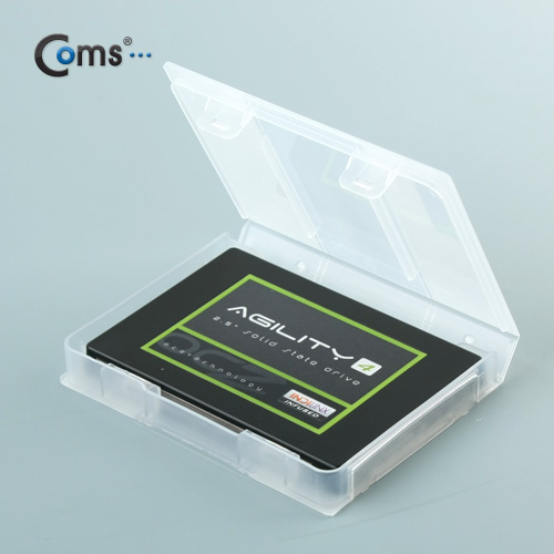 Coms HDD 케이스 (SATA 2.5인치용) White