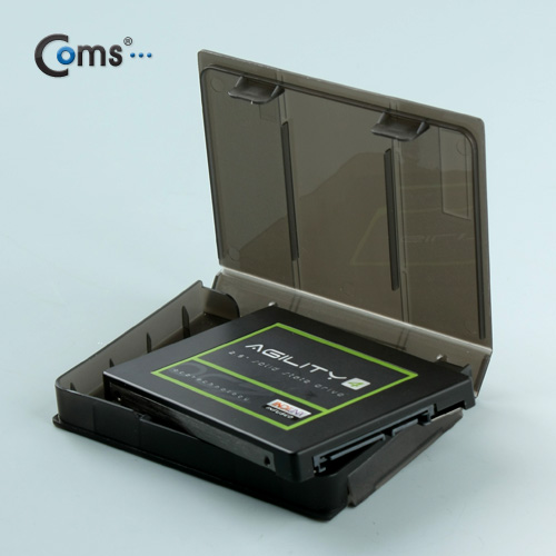 Coms HDD 케이스 (SATA 2.5인치용) Black