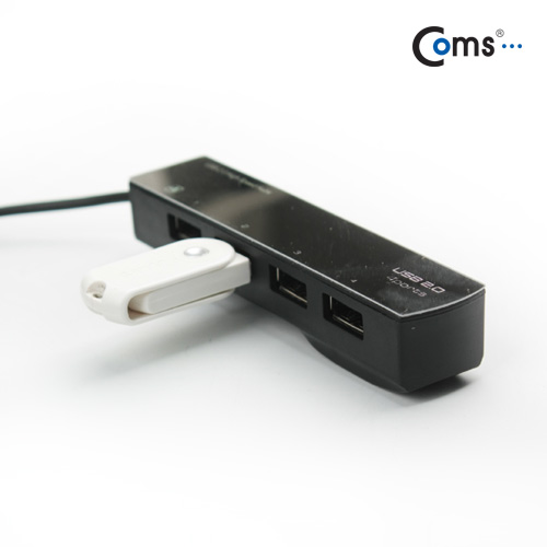 Coms USB 허브 2.0 (4P/I형), 케이블 내장