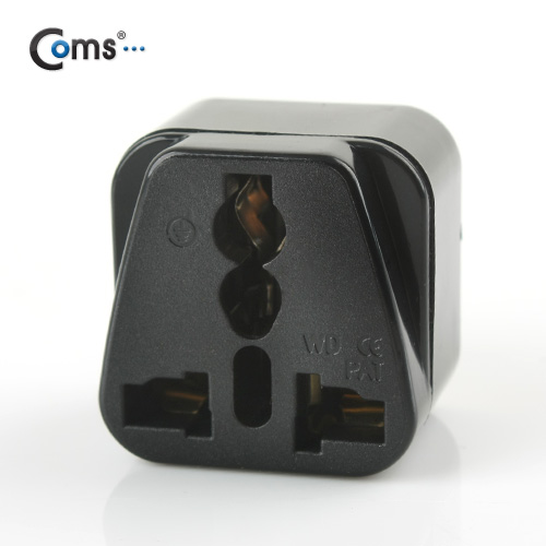 Coms 전원(AC) 변환용 아답터 (WD-9A), 해외 / 여행용 / Black / 유럽 / 남미