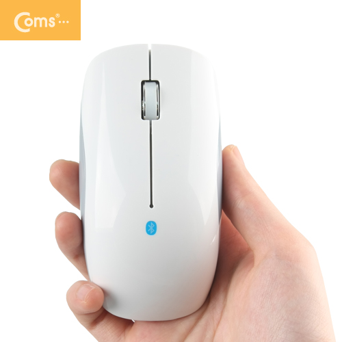 Coms 블루투스 마우스 BM-700  1000 DPI, 화이트
