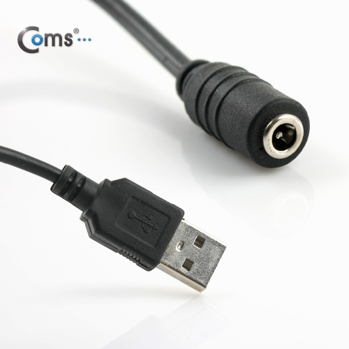 Coms USB 전원 케이블 USB A/DC 3.5 (F), 45cm