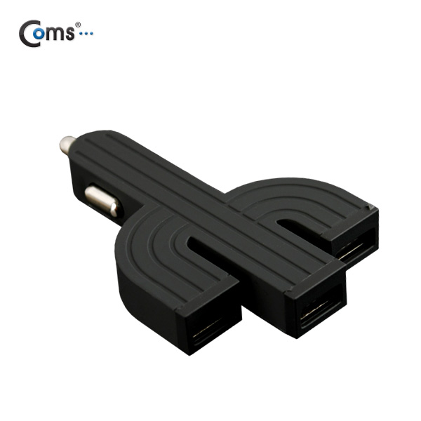 Coms USB 전원(DC 시가잭), USB 3P, 4.1A, black