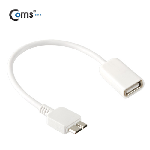Coms 갤럭시노트3 OTG 케이블, White