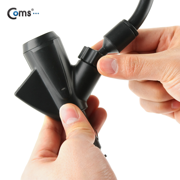 Coms 차량용 거치대(스마트폰용), 시가1구, USB 2P(2.1A/1A)