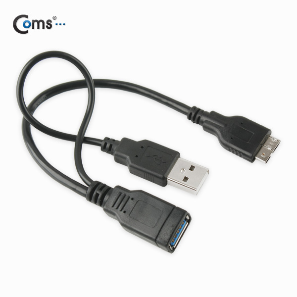 Coms 갤럭시노트3 OTG 케이블, USB 전원