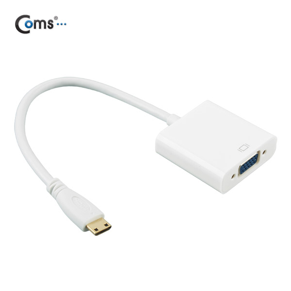 Coms HDMI 컨버터(Mini HDMI -> VGA), 오디오 미지원