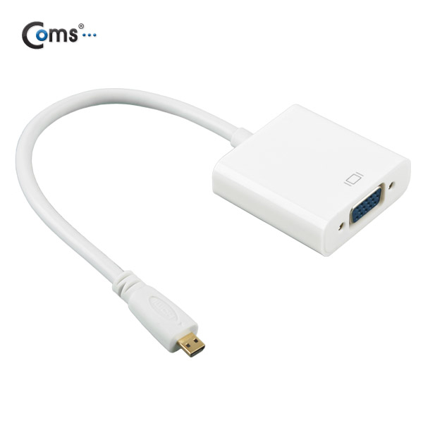 Coms HDMI 컨버터(Micro HDMI -> VGA), 오디오 미지원