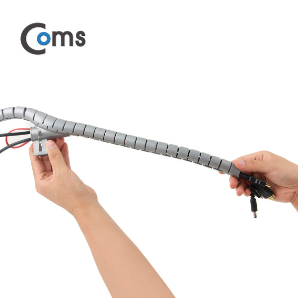 Coms 케이블 정리기(JDD) Gray/중 (2.5φx150CM)