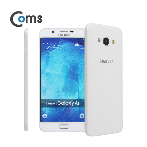 Coms 목각 폰(mock-up) 갤A8/White