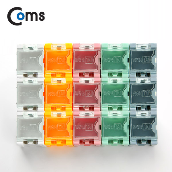 Coms 다용도 PVC 수납함(부품) 1ea /5단, White