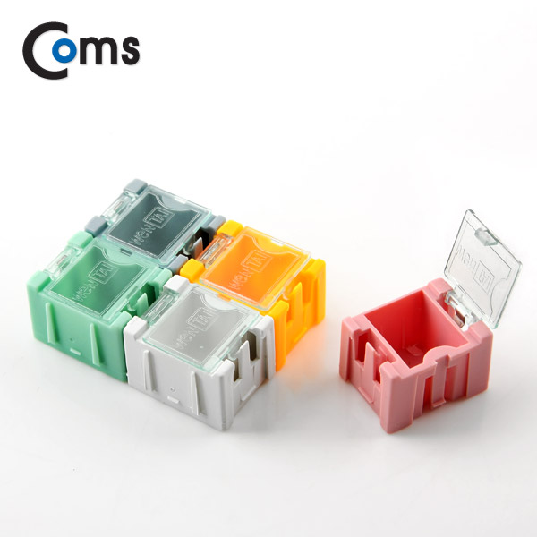 Coms 다용도 PVC 수납함(부품) 1ea /5단, Green