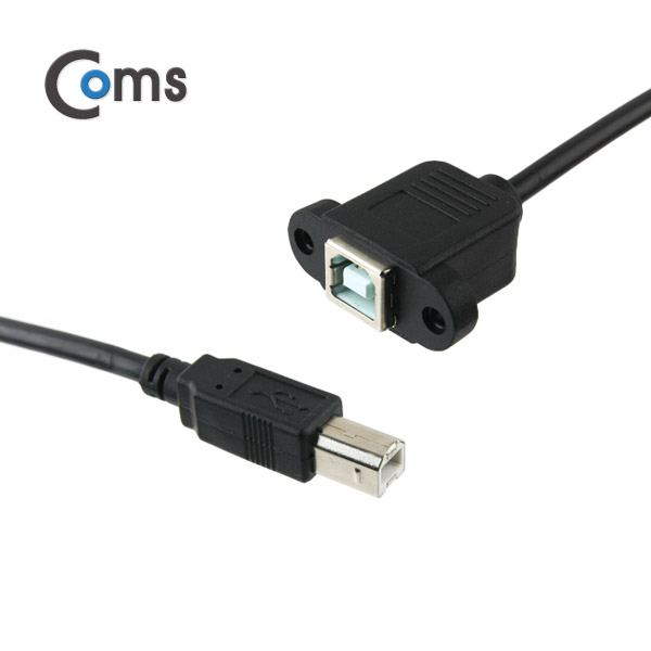 Coms USB 포트/USB B 연장(MF) 30cm (브라켓 연결용/판넬형)