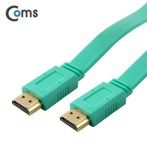 Coms HDMI 케이블(FLAT) 1.5M, Green