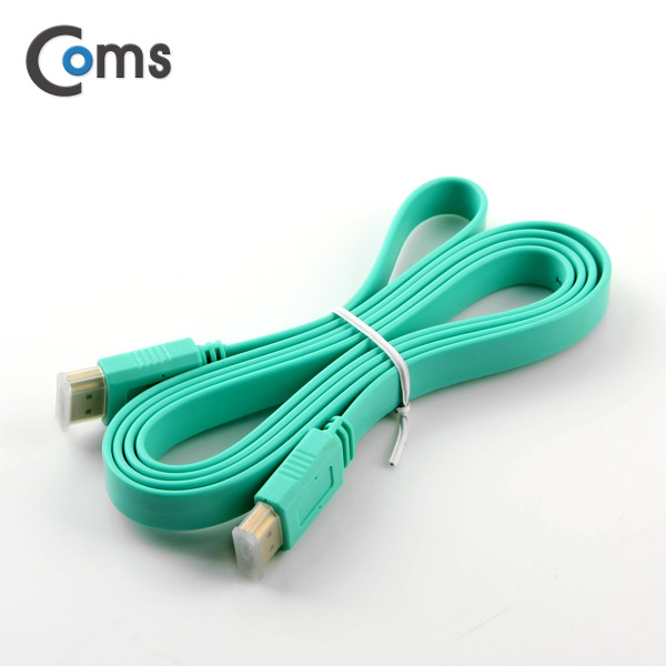 Coms HDMI 케이블(FLAT) 1.5M, Green