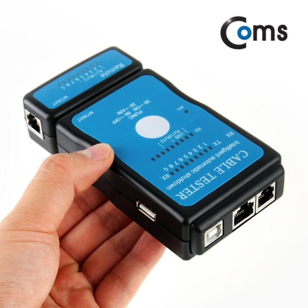 Coms 랜테스터기 (M726AT), USB/RJ45
