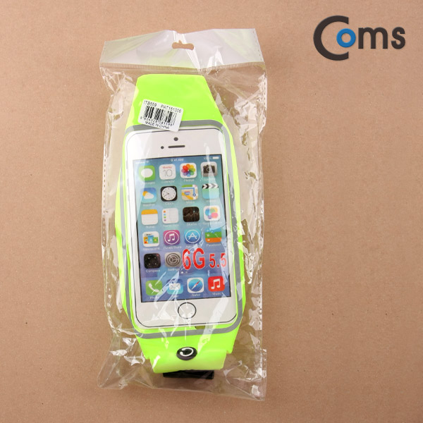 Coms 다용도 포켓 벨트, iOS SmartPhone 6Plus용/Green