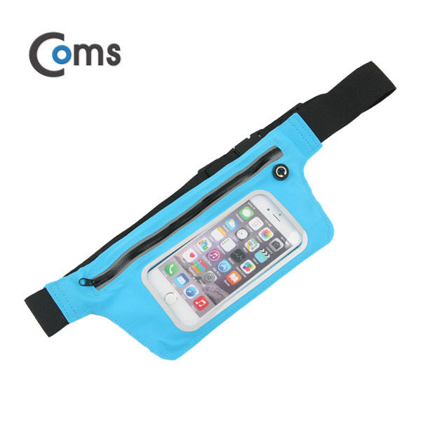 Coms 다용도 포켓 벨트(iOS SmartPhone 6용) Blue