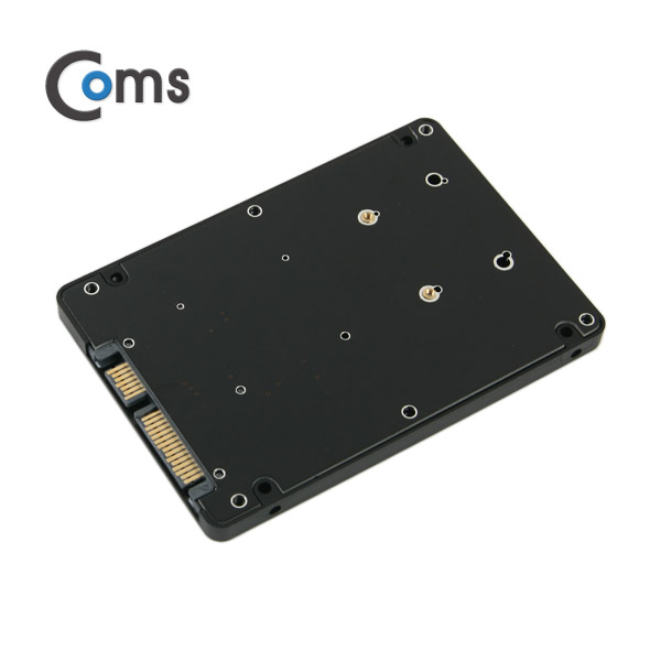Coms SATA 컨버터(Msata to SATA) 케이스형/Black