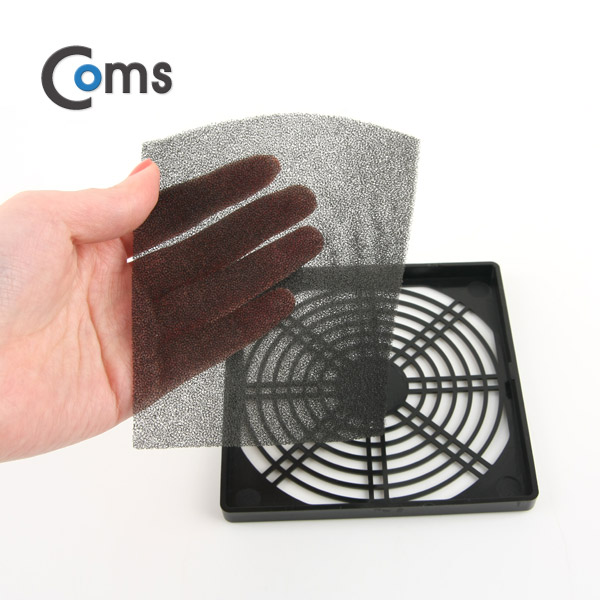 Coms 쿨러 먼지필터(먼지 유입 방지) 80mm / 두께 10mm