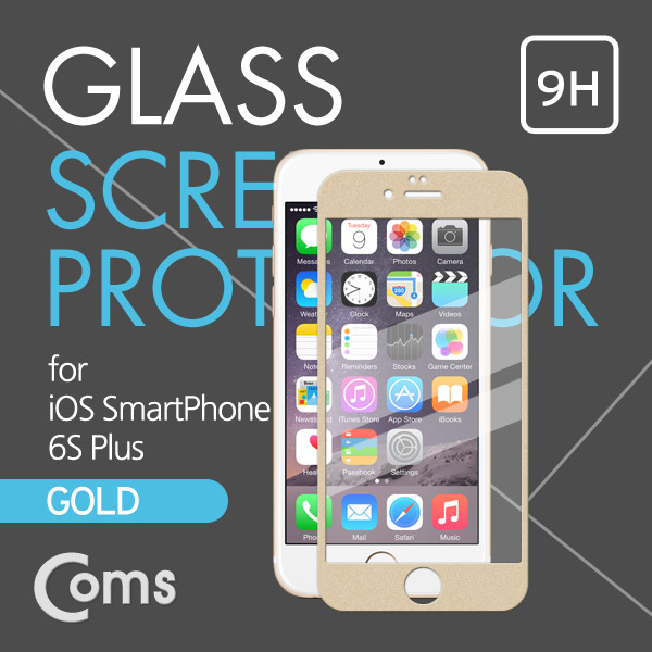 Coms 스마트폰 보호필름(A사 iOS 스마트폰 6S Plus) White