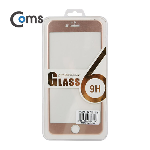 Coms 스마트폰 보호필름(iOS 스마트폰 6S Plus) Rose Gold