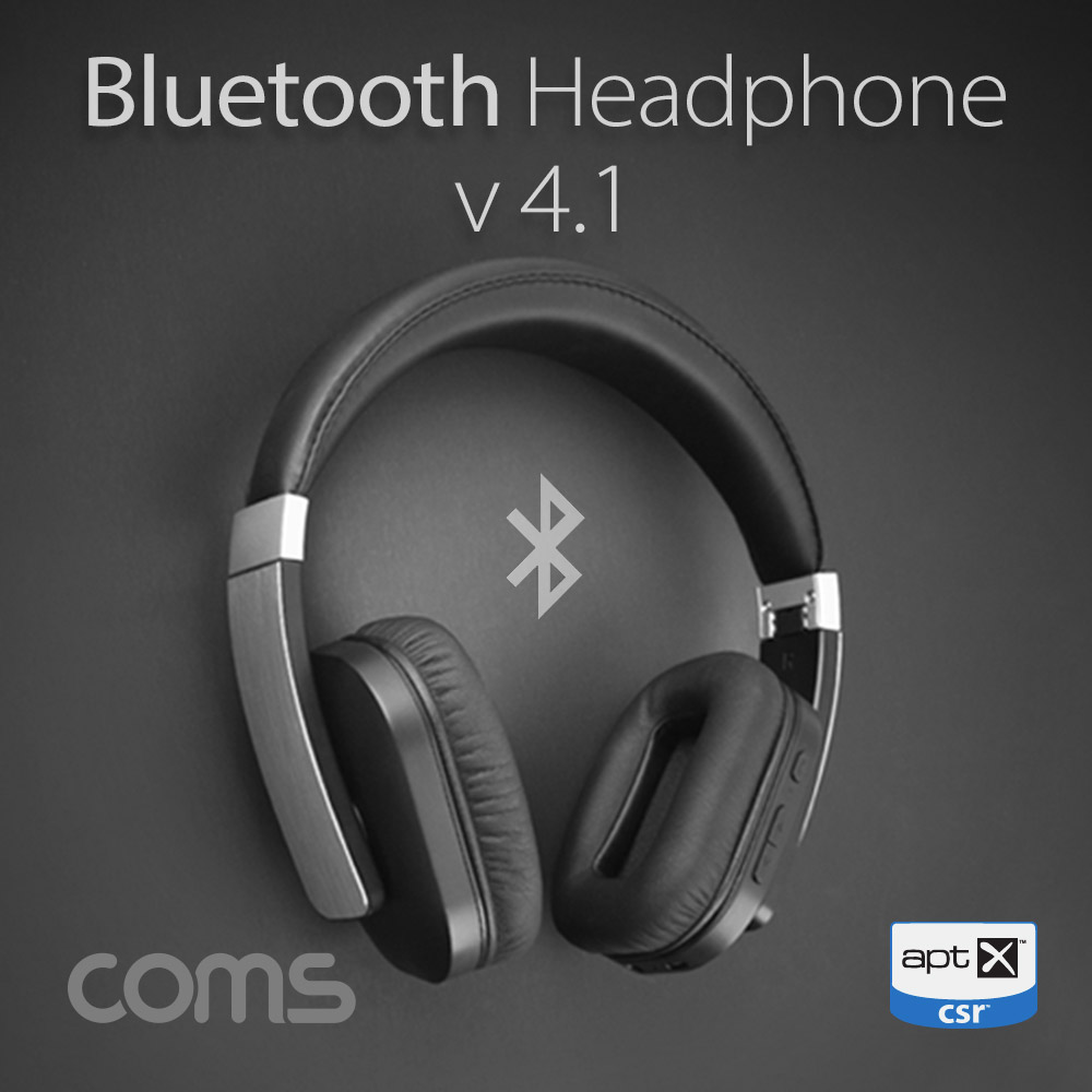 Coms 명품 블루투스 헤드셋 V4.1 CSR APT-X 지원, AUX 지원 (E)