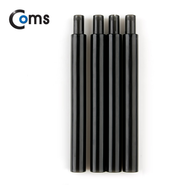 Coms 모니터 스탠드 높이조절-기둥 (20cmx4ea, 블랙)