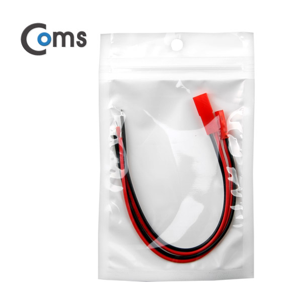 Coms 점퍼 / 점퍼선 케이블(2P) 연장 30cm, Red