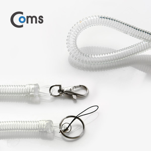 Coms 스프링 스트랩 OD: 11mm, 30cm/투명