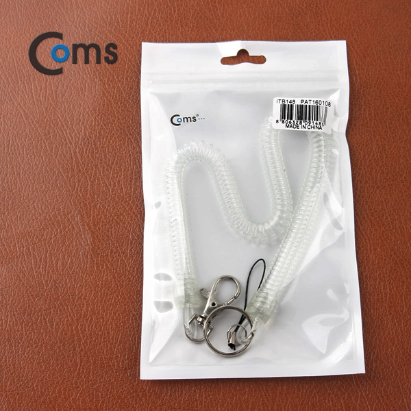 Coms 스프링 스트랩 OD: 11mm, 30cm/투명