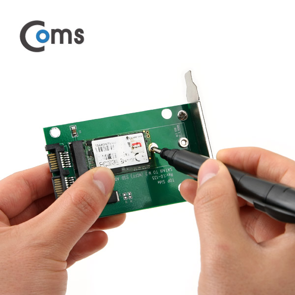 Coms SATA 변환 카드(M.2 to SATA), PC 브라켓