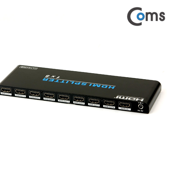 Coms HDMI 분배기 (1:8) 2.0 지원 4K2K (60Hz)