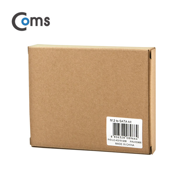 Coms SATA 컨버터(M.2 to SATA) 3.5 가이드 포함, 검정