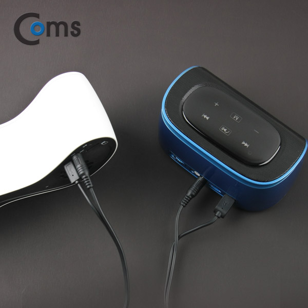 Coms USB 전원 + Stereo Y 케이블 / 스테레오 케이블 / 3M