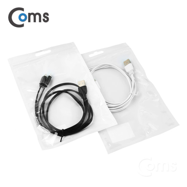 Coms USB/Micro USB(B) 케이블 Y형 1.5M White
