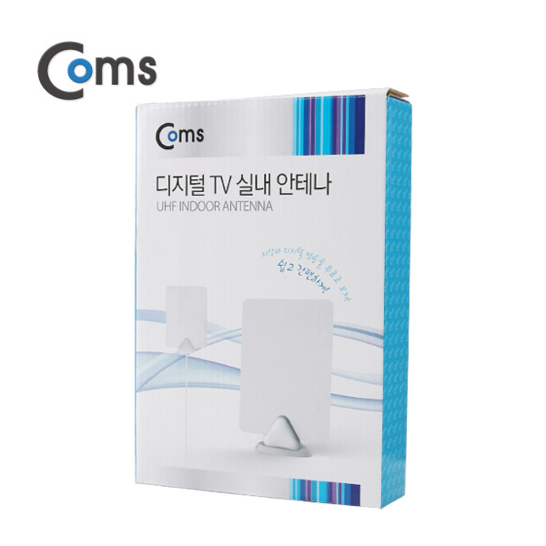 Coms 안테나 수신기(RF-TF09N) 흰색, 디지털 TV