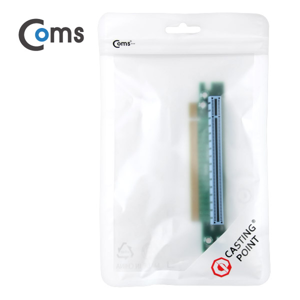 Coms Express PCI 연장 아답터(16X배속) Short, ㄱ자 꺾임(꺽임)