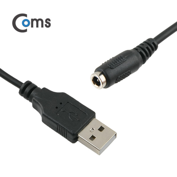Coms USB 전원 케이블(스프링/DC(F) 3.5 x 1.1), 30~50cm