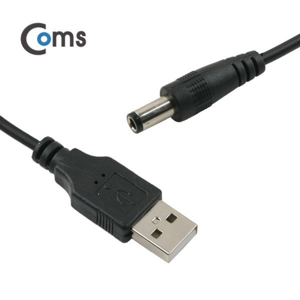 Coms USB 전원 케이블(스프링/DC 5.5 x 3.3)