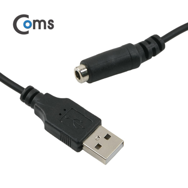 Coms USB 전원 케이블(스프링/DC 3.8 x 1.4), DC(F)