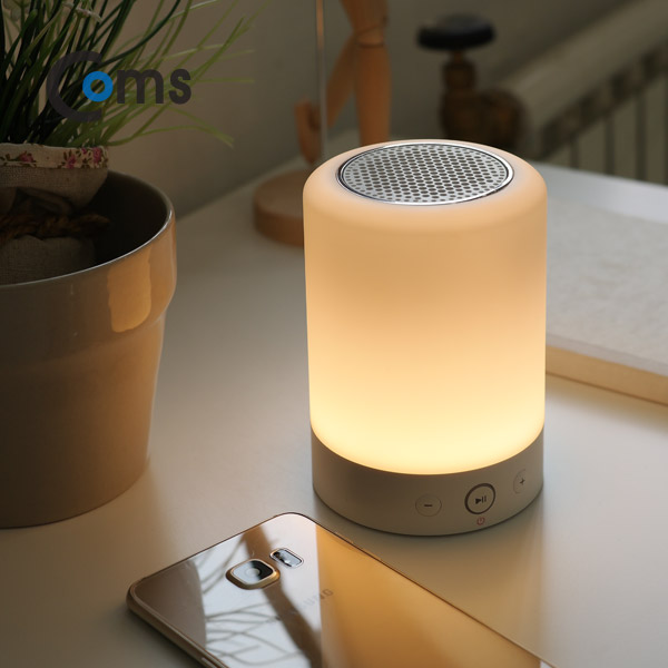 Coms 블루투스 스피커, 터치 무드등 (스마트 조명)