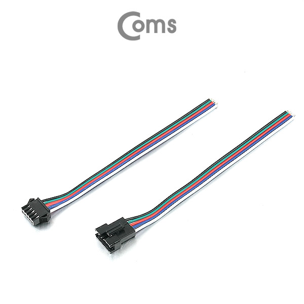 Coms 점퍼 / 점퍼선 케이블(5P) 연장 30cm, Red/Black/Green/Blue/White
